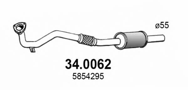 Asso 34.0062 Catalytic Converter 340062: Buy near me in Poland at 2407.PL - Good price!