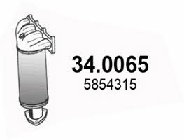 Asso 34.0065 Catalytic Converter 340065: Buy near me in Poland at 2407.PL - Good price!