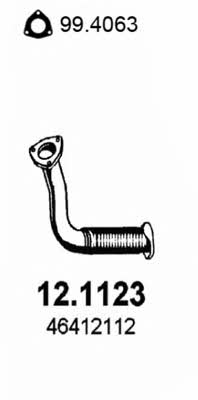  12.1123 Exhaust pipe 121123: Buy near me in Poland at 2407.PL - Good price!