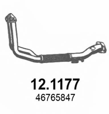 Asso 12.1177 Exhaust pipe 121177: Buy near me in Poland at 2407.PL - Good price!