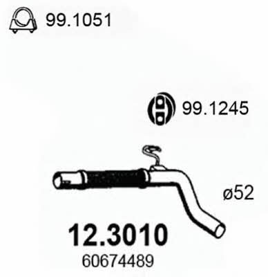  12.3010 Abgasrohr 123010: Kaufen Sie zu einem guten Preis in Polen bei 2407.PL!