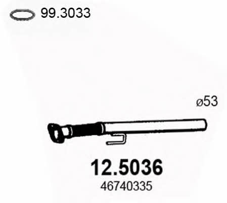  12.5036 Abgasrohr 125036: Kaufen Sie zu einem guten Preis in Polen bei 2407.PL!