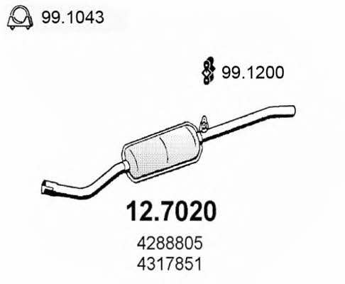 Asso 12.7020 End Silencer 127020: Buy near me in Poland at 2407.PL - Good price!