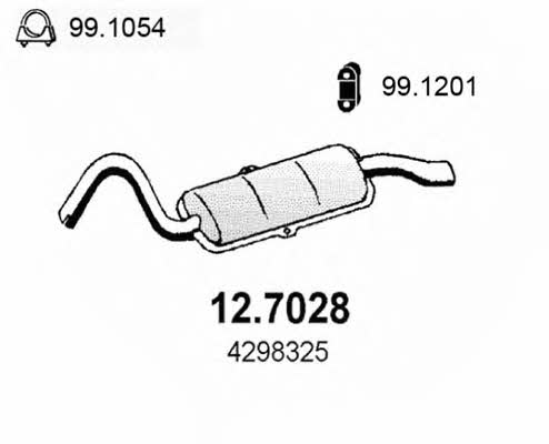Asso 12.7028 End Silencer 127028: Buy near me in Poland at 2407.PL - Good price!