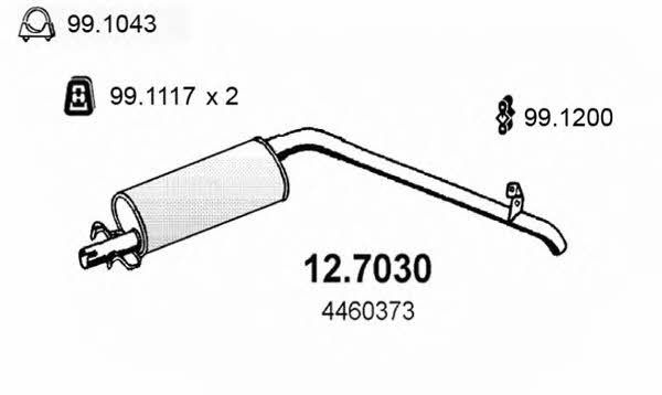  12.7030 End Silencer 127030: Buy near me in Poland at 2407.PL - Good price!