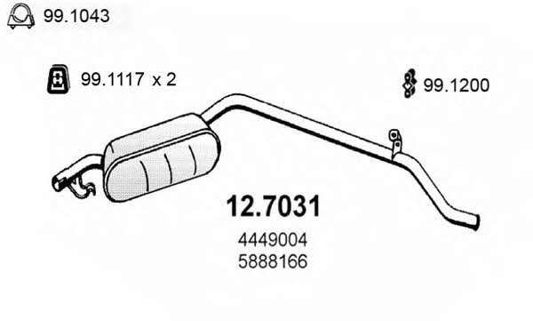 12.7031 End Silencer 127031: Buy near me in Poland at 2407.PL - Good price!