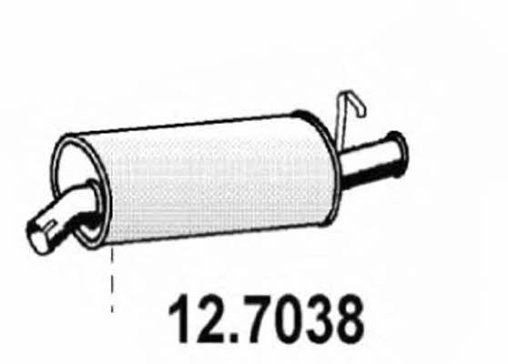 Asso 12.7038 End Silencer 127038: Buy near me in Poland at 2407.PL - Good price!