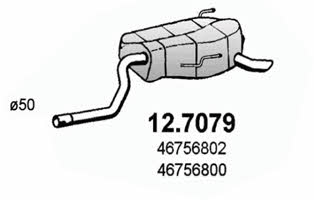 Asso 12.7079 Глушитель, задняя часть 127079: Отличная цена - Купить в Польше на 2407.PL!