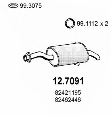 Asso 12.7091 End Silencer 127091: Buy near me in Poland at 2407.PL - Good price!