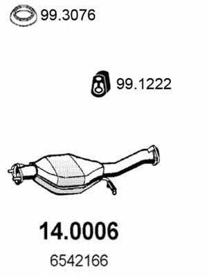  14.0006 Catalytic Converter 140006: Buy near me in Poland at 2407.PL - Good price!