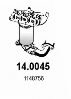 Asso 14.0045 Catalytic Converter 140045: Buy near me in Poland at 2407.PL - Good price!