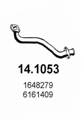Asso 14.1053 Exhaust pipe 141053: Buy near me in Poland at 2407.PL - Good price!