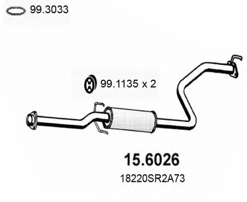 Asso 15.6026 Zwischenschalldampfer 156026: Kaufen Sie zu einem guten Preis in Polen bei 2407.PL!