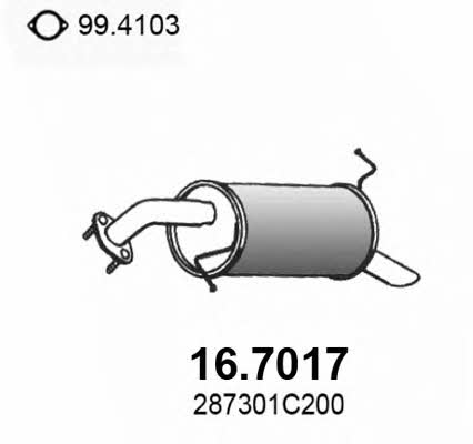  16.7017 Endschalldämpfer 167017: Kaufen Sie zu einem guten Preis in Polen bei 2407.PL!