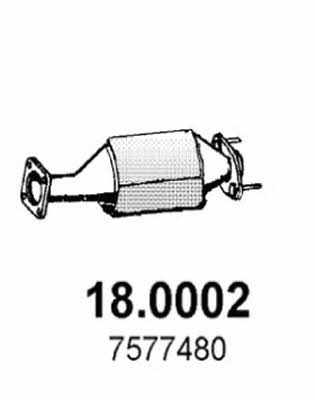 Asso 18.0002 Catalytic Converter 180002: Buy near me in Poland at 2407.PL - Good price!