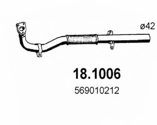 Asso 18.1006 Abgasrohr 181006: Kaufen Sie zu einem guten Preis in Polen bei 2407.PL!