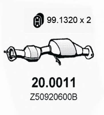 Asso 20.0011 Katalizator 200011: Dobra cena w Polsce na 2407.PL - Kup Teraz!