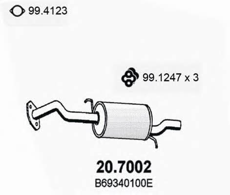 Asso 20.7002 End Silencer 207002: Buy near me at 2407.PL in Poland at an Affordable price!