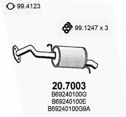 Asso 20.7003 End Silencer 207003: Buy near me in Poland at 2407.PL - Good price!