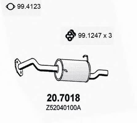 Asso 20.7018 End Silencer 207018: Buy near me in Poland at 2407.PL - Good price!