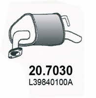 Asso 20.7030 Глушитель, задняя часть 207030: Отличная цена - Купить в Польше на 2407.PL!