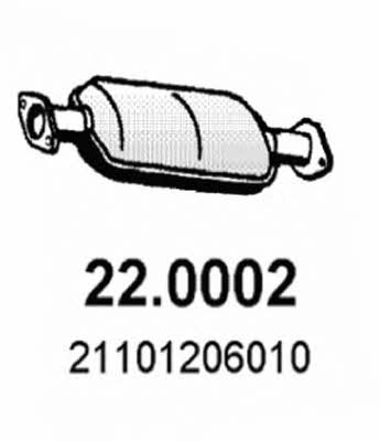 Asso 22.0002 Catalytic Converter 220002: Buy near me in Poland at 2407.PL - Good price!