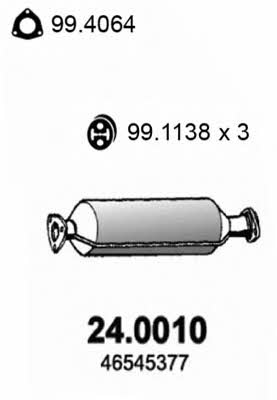 Asso 24.0010 Катализатор 240010: Отличная цена - Купить в Польше на 2407.PL!