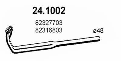 Asso 24.1002 Exhaust pipe 241002: Buy near me in Poland at 2407.PL - Good price!