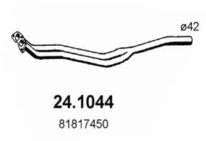 Asso 24.1044 Exhaust pipe 241044: Buy near me in Poland at 2407.PL - Good price!