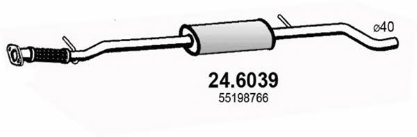 Asso 24.6039 Zwischenschalldampfer 246039: Kaufen Sie zu einem guten Preis in Polen bei 2407.PL!