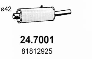 Asso 24.7001 End Silencer 247001: Buy near me in Poland at 2407.PL - Good price!