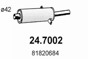 Asso 24.7002 End Silencer 247002: Buy near me in Poland at 2407.PL - Good price!