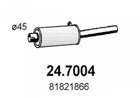 Asso 24.7004 Глушитель, задняя часть 247004: Купить в Польше - Отличная цена на 2407.PL!