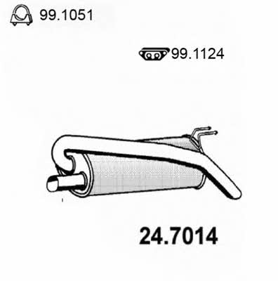 Asso 24.7014 End Silencer 247014: Buy near me in Poland at 2407.PL - Good price!