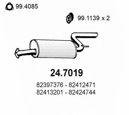 24.7019 End Silencer 247019: Buy near me in Poland at 2407.PL - Good price!