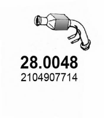Asso 28.0048 Catalytic Converter 280048: Buy near me in Poland at 2407.PL - Good price!