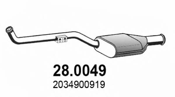 Asso 28.0049 Катализатор 280049: Отличная цена - Купить в Польше на 2407.PL!