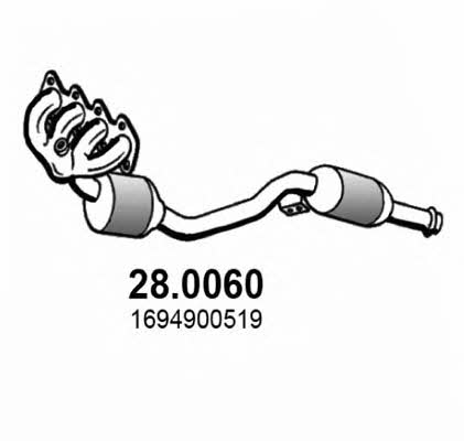 Asso 28.0060 Catalytic Converter 280060: Buy near me in Poland at 2407.PL - Good price!