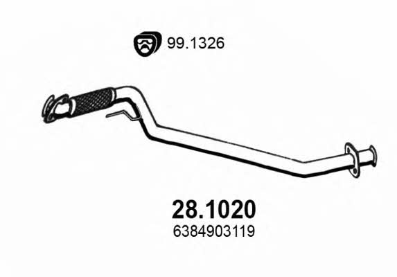 Asso 28.1020 Abgasrohr 281020: Kaufen Sie zu einem guten Preis in Polen bei 2407.PL!