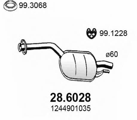 Asso 28.6028 Zwischenschalldampfer 286028: Kaufen Sie zu einem guten Preis in Polen bei 2407.PL!