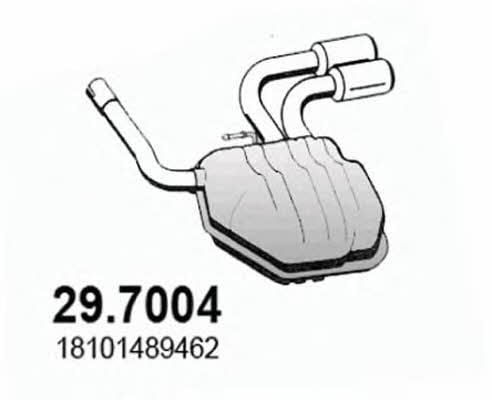  29.7004 Глушитель, задняя часть 297004: Отличная цена - Купить в Польше на 2407.PL!