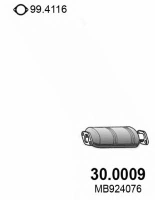 Asso 30.0009 Катализатор 300009: Отличная цена - Купить в Польше на 2407.PL!