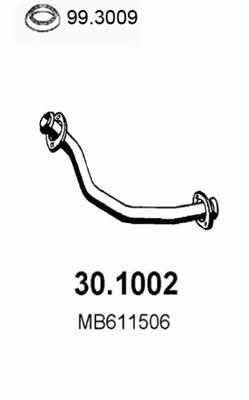  30.1002 Exhaust pipe 301002: Buy near me in Poland at 2407.PL - Good price!