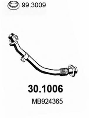 30.1006 Exhaust pipe 301006: Buy near me in Poland at 2407.PL - Good price!