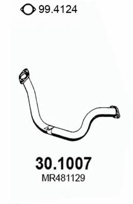 Asso 30.1007 Exhaust pipe 301007: Buy near me in Poland at 2407.PL - Good price!