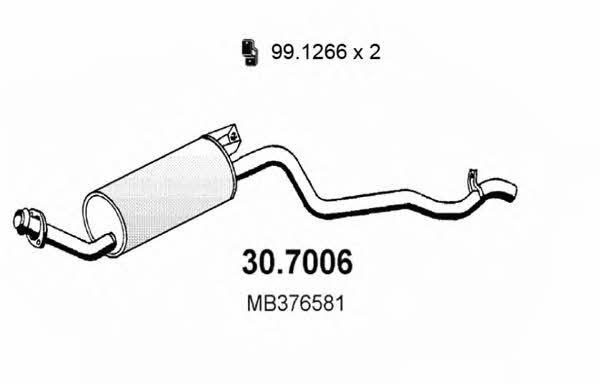 Asso 30.7006 End Silencer 307006: Buy near me in Poland at 2407.PL - Good price!