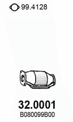 Asso 32.0001 Catalytic Converter 320001: Buy near me in Poland at 2407.PL - Good price!