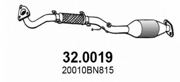 Asso 32.0019 Catalytic Converter 320019: Buy near me in Poland at 2407.PL - Good price!