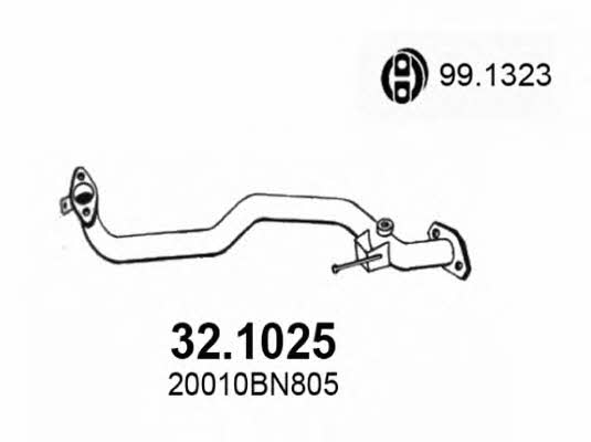 Asso 32.1025 Exhaust pipe 321025: Buy near me in Poland at 2407.PL - Good price!