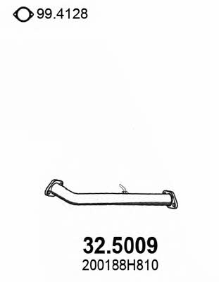 Asso 32.5009 Exhaust pipe 325009: Buy near me in Poland at 2407.PL - Good price!